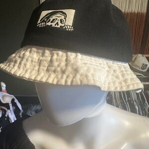 Lurking Class by Sketchy Tank Black & White Bucket Hat Reaper Graphic